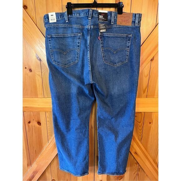 Levi's Premium 501 Jeans Blue Stretch Big &Tall Men's NWT RT$98 44x32 (2748) - Picture 5 of 10